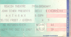 Anthrax / Celtic Frost / Exodus on Dec 11, 1987 [702-small]