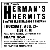 Herman's Hermits / The Blues Magoos / The Who on Aug 24, 1967 [720-small]