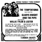The Temptations / Gladys Knight and The Pips / Willie Tyler & Lester on Aug 26, 1969 [733-small]