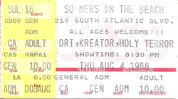 D.R.I. / Kreator / Holy Terror on Aug 4, 1988 [737-small]