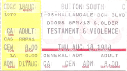 Testament / Violence on Aug 18, 1988 [738-small]