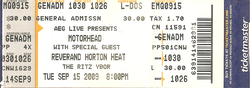 Motorhead / Reverand Horton Heat on Sep 15, 2009 [755-small]