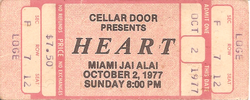 Heart / Sanford Townshend Band on Oct 2, 1977 [757-small]