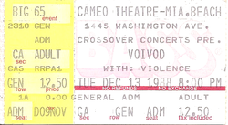 Voivod / Violence on Dec 13, 1988 [758-small]