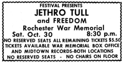 Jethro Tull / Freedom on Oct 30, 1971 [839-small]