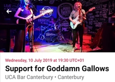 Melzebra and the buffalos / Gallows Bound / The Goddamn Gallows on Jul 10, 2019 [854-small]