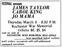 James Taylor / Carole King / Jo Mama on Mar 11, 1971 [899-small]