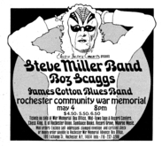 Steve Miller Band / Boz Scaggs / James Cotton Blues Band on May 4, 1974 [914-small]