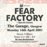 Fear Factory / Kill II This / Apartment 26 on Apr 16, 2001 [997-small]