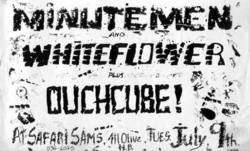 Minutemen / Ouchcube / Whiteflower on Jul 9, 1985 [309-small]