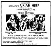 Earth Wind & Fire / Tucky Buzzard / Uriah Heep on Sep 27, 1973 [618-small]