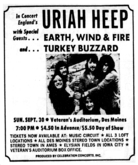 Uriah Heep / Earth, Wind & Fire / Tucky Buzzard on Sep 30, 1973 [620-small]