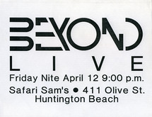 Beyond / D.C. Sparks / Ten Tons of Lies on Apr 12, 1985 [105-small]