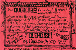 Ouchcube / M.K.M. Stress / El Grupo Sexo on May 4, 1985 [141-small]