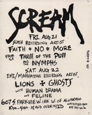 Faith No More / Thrill Of The Pull / The Nymphs on Aug 21, 1987 [791-small]
