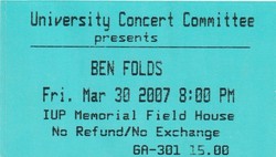 Ben Folds / Eef Barzelay on Mar 30, 2007 [132-small]