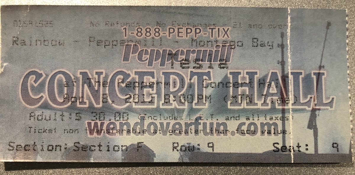 Concert History of Peppermill Concert Hall West Wendover, Nevada