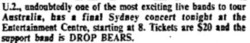 U2 / Dropbears on Sep 9, 1984 [647-small]