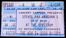 Stevie Ray Vaughan / Jeff Beck on Nov 7, 1989 [675-small]