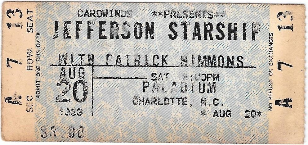 Concert History of Carowinds Paladium Charlotte, North Carolina, United