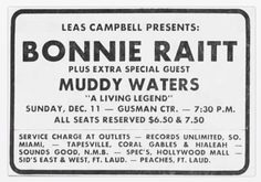 Bonnie Raitt / Muddy Waters on Dec 11, 1977 [851-small]