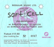 Soft Cell / Fuzz Light Years on Oct 21, 2001 [862-small]