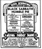 Black Sabbath / Humble Pie / Edgar Winter / Ground Hogs on Jun 24, 1972 [893-small]