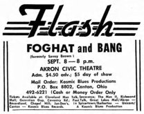 Flash / Foghat / Bang on Sep 8, 1972 [955-small]