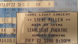 Steve Miller on Jul 22, 1990 [222-small]
