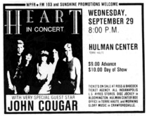 Heart / John Mellencamp on Sep 29, 1982 [318-small]