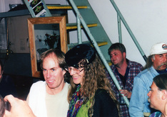 Bill Payne and myself. Photo by TJ Marietta., Little Feat on Oct 23, 1998 [677-small]