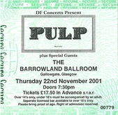 Pulp / Fat Truckers on Nov 22, 2001 [682-small]