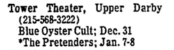 The Pretenders / Alan Vega on Jan 7, 1982 [766-small]