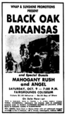 Black Oak Arkansas / Mahogany Rush / Angel on Oct 9, 1976 [839-small]