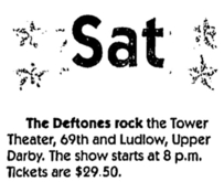 Deftones / Taproot / Incubus on Nov 24, 2000 [150-small]
