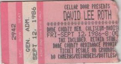 David Lee Roth / Cinderella on Sep 12, 1986 [288-small]