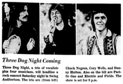 Three Dog Night / Pacific Gas & Electric / Fields on Sep 27, 1969 [335-small]