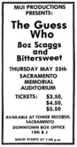 The Guess Who / Boz Scaggs / Bittersweet on May 25, 1972 [445-small]