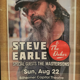 Steve Earle & The Dukes   / The Mastersons on Aug 22, 2021 [453-small]