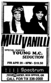 Milli Vanilli / Young M.C. / Seduction on Apr 20, 1990 [609-small]