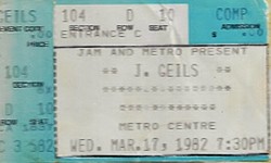 The J. Geils Band on Mar 17, 1982 [755-small]