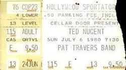 Ted Nugent / Pat Travers Band / Scorpions  on Jul 6, 1980 [216-small]