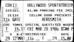 Aerosmith / Ted Nugent on Mar 28, 1986 [220-small]