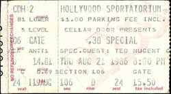 .38 Special / Ted Nugent on Aug 21, 1986 [221-small]