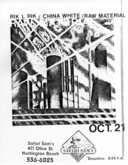 Raw Material / Rik L. Rik / China White on Oct 21, 1985 [323-small]