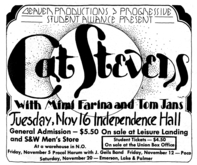 Cat Stevens / Mimi And Tom on Nov 16, 1971 [440-small]