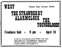 Strawberry Alarm Clock / The Youngbloods / West on Apr 19, 1969 [891-small]