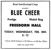 Blue Cheer / Prodge / Nickel Bag on Feb 28, 1968 [895-small]