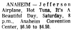 Jefferson Airplane / Hot Tuna / It's A Beautiful Day on Feb 7, 1970 [938-small]
