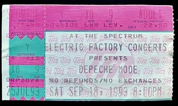 Depeche Mode / The The on Sep 18, 1993 [120-small]